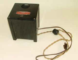 Vintage Schauer Machine Co Electrox Battery Booster