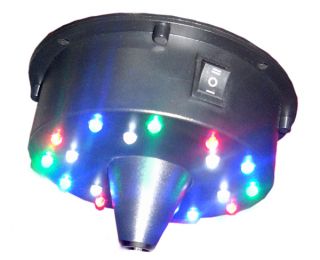 LED Battery Lights Spinning DJ Mirror Ball Motor Party Stage Effects 