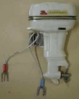   1960s Johnson 40HP Battery Operated Toy Outboard Boat Motor
