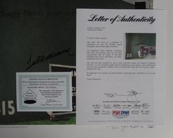 Ted Williams Signed Autographed Teddy Ballgame Litho PSA DNA Green 