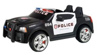   Police Car Kids Ride on Toy Car Battery Powered 2 Seats 12V