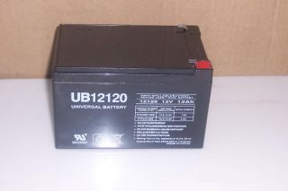 Three UB12120 12V 12AH Toy Car Play Scooter Battery