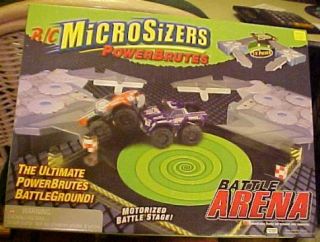 Microsizers Power Brutes Motorized Battle Arena New