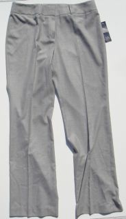 AK Anne Klein Womens Dress Pants Greystone Santa Barbara Gray 16 RV$99 