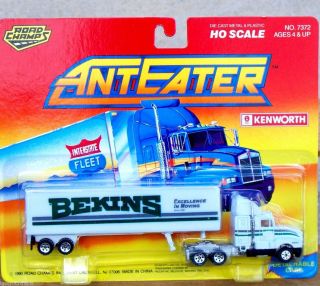 1992 Road Champs AntEater Bekins Moving Tractor Trailer Truck HO Train 