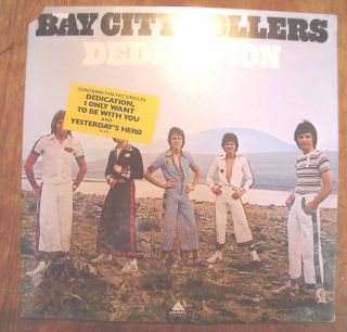 Bay City Rollers Record Album Dedication Mint SEALED