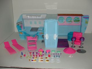 Barbie Doll Party Jet Plane Cruise Ship 2 In 1 w Lights Sound 