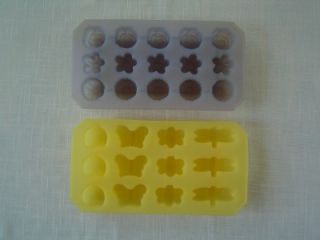 Novelty Mini Ice Cube Candy Soap Molds Butterfly Dragonfly Bee Rose 
