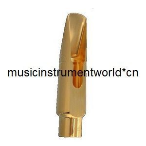 Metal Alto Saxophone Jazz Mouthpiece Gold Plated New 7