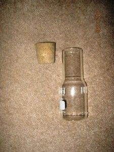 100ml Schott Duran Laboratory Glass Bottle with Cork Stopper 