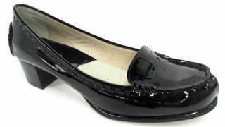 Michael Kors Bayville 8 M Black Womens Patent Loafer