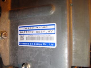 10 Toyota Prius Battery Hybrid Battery Pkg HV