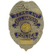 Bell Gardens Sergeant Police Officer Lapel Badge Pin