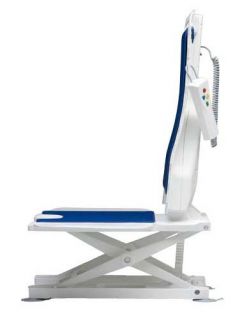 Drive Medical Bellavita Auto Bath Tub Chair Seat Lift in White Bathtub 