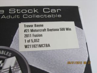 TREVOR BAYNE 2011 DAYTONA 500 WINNER RACED VERSION 1 24 SCALE DIECAST 