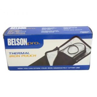 Belson Pro Thermal Curling Iron & Flat Hair Straightening Iron Pouch 