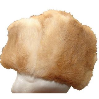 Warm Trooper Russian Style Ushanka Real Rabbit Fur Winter Hat Size M L 