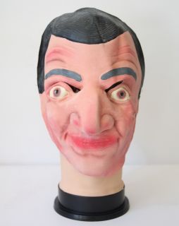 New Halloween Mr Bean Funny Face Humor Mask Adult Costume Latex Party 