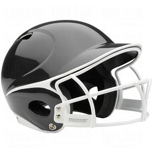 Worth Toxic Batting Helmets w/Facemask Comfort, Protection 