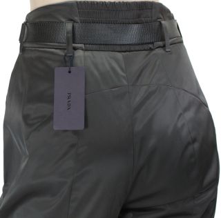 NEW100 Auth Prada Beautiful Design Ski Pants w Belt 27