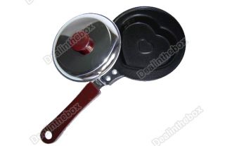 BBQ Outdoor Kitchen Pan Fry Heart Egg Pot Say I Love You Mini Non 