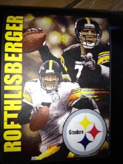 Big Ben Roethlisberger Pittsburgh Steelers Football Tapestry Blanket 