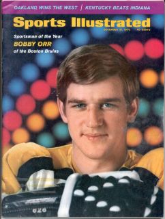 Sports Illustrated December 21 1970 BOBBY ORR Boston Bruins SOY Hockey 