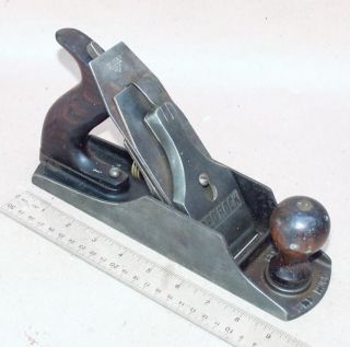 No 5 Stanley Bailey Vintage Wood Plane Reset to Perfection