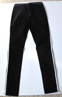 Armani Exchange A x Women Side Stripes Zipped Pants Size Po Petite 0 