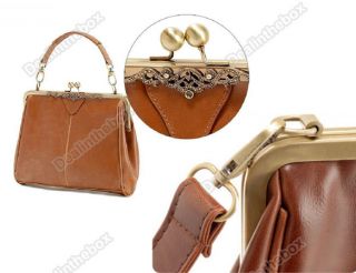   New Retro Vintage Ladies Lock Shoulder Purse Handbag Totes Bag Beaty