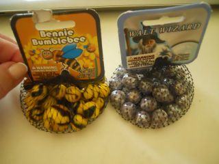 Bennie Bumblebee Mega Marble 1 Shooter Game & Walt Wizard Marble Game 