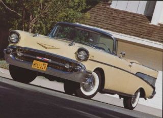 The 1957 Chevrolet Bel Airs V 8 engine could go from 0 60 mph in