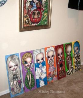 PLEASE NOTE The Seven Not So Deadly Sins original paintings 
