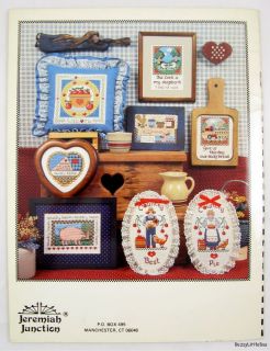 Butter n Cream Cross Stitch Pattern Book ~ Jeremiah Junction ~ Amish 