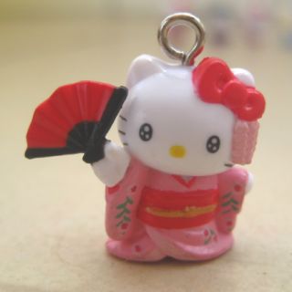   Kitty Pendant Charm with Strap Bell for Mobile Phone JW208 2cm