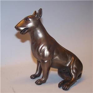 Beauchamp Bronze English Bull Terrier Dog Bullie Cold Cast Bronze 