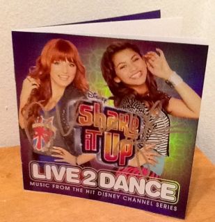 Bella Thorne & Zendaya SHAKE IT UP LIVE 2 DANCE CD Booklet SIGNED 