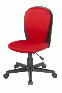 Adjustable Soho Managers Upholstered Back Office Chair Red