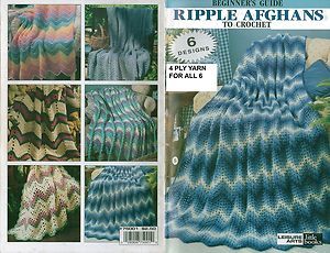 Beginners Guide Ripple Afghans to Crochet Pattern Booklet