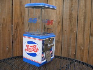 Vintage Northwestern 10 Cent Pepsi Theme Gumball Machine Coke Decal 