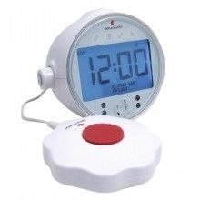 Bellman Symfon Alarm Clock Visit with LED Flashing Lights Built in 