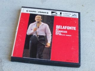 Belafonte at Carnegie Hall The Complete Concert Reel to Reel Tape 