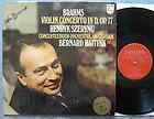   Concerto in D 77 Henryk Szeryng Bernard Haitink LP Philips Import