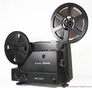 Bell Howell 10MS Variable Speed Super Regular Dual 8mm Movie Film 