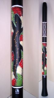 Toca Percussion 46 inch Didgeridoo Digeridoo w Colorful Lizard Design 