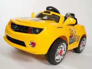 Power Ride On Radio Remote Control Bumble Bee Camaro Style Kids Wheels 