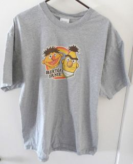 Sesame Street BERT ERNIE XL vtg T shirt Jim Henson kids characters 