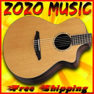   AN250 CR Classical Nylon String Cedar Acoustic Electric Guitar
