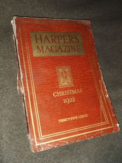 HARPERS Magazine Christmas 1922 Lionel Train Ad Mead Scheaffer