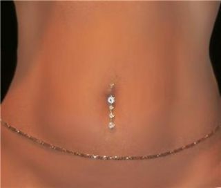 Greek Link Smooth Sensual Tattoo Gold GEP Belly Chain